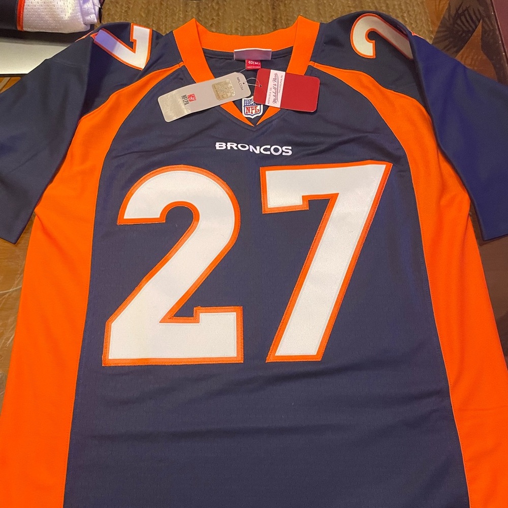 BRAND NEW Steve Atwater Mitchell & Ness Broncos Legacy Jersey (Size 40/Medium)